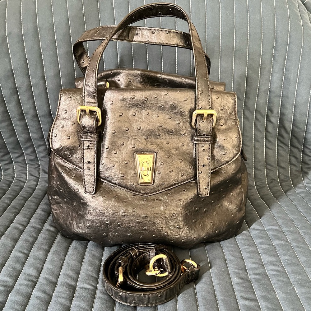 Marc By Marc Jacobs ‘Ozzie Nova’ Ostrich Embossed Satchel